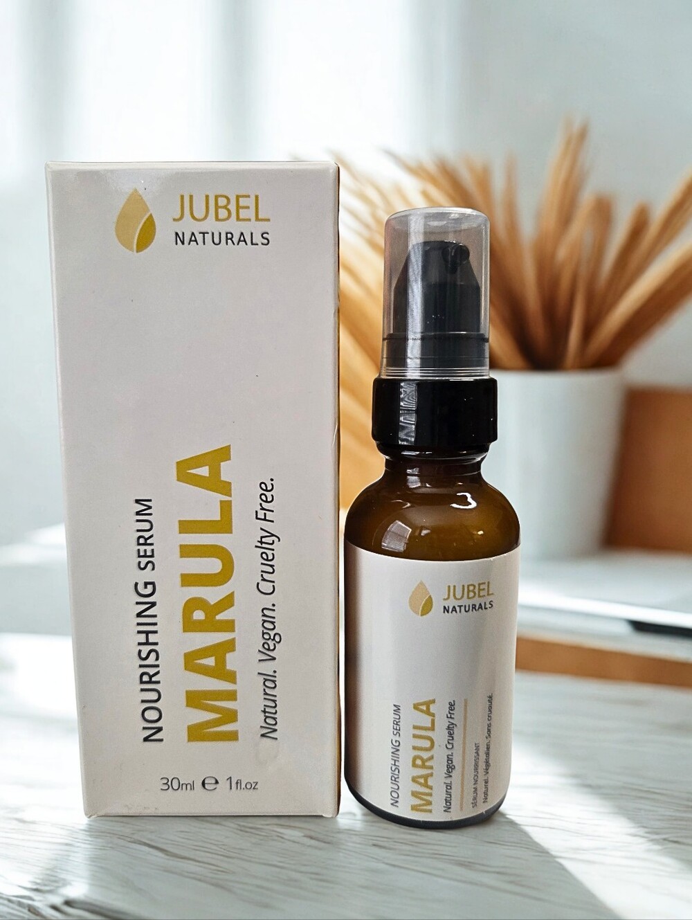 Jubel Naturals Marula Nourishing Serum 30ml Vegan Cruelty-Free NIB
